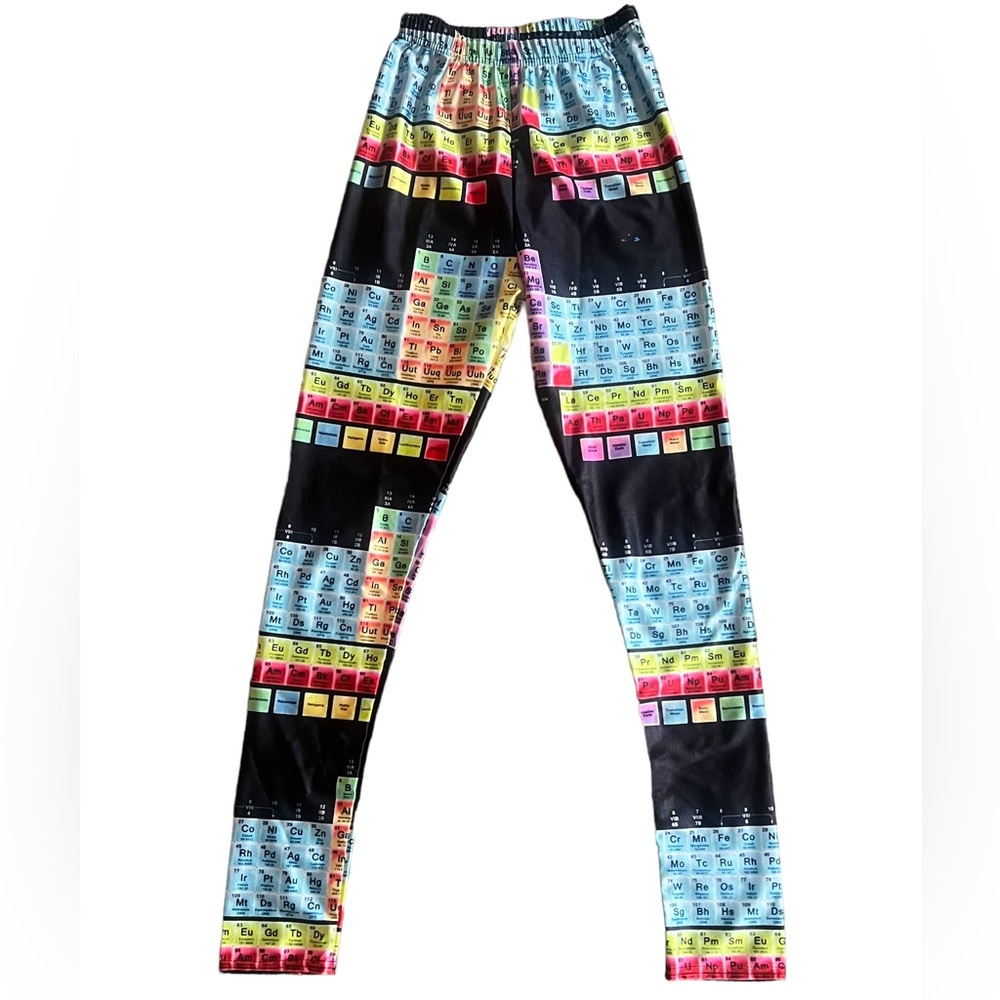 Lotus Leggings Periodic Table of the Elements Chemistry  OG